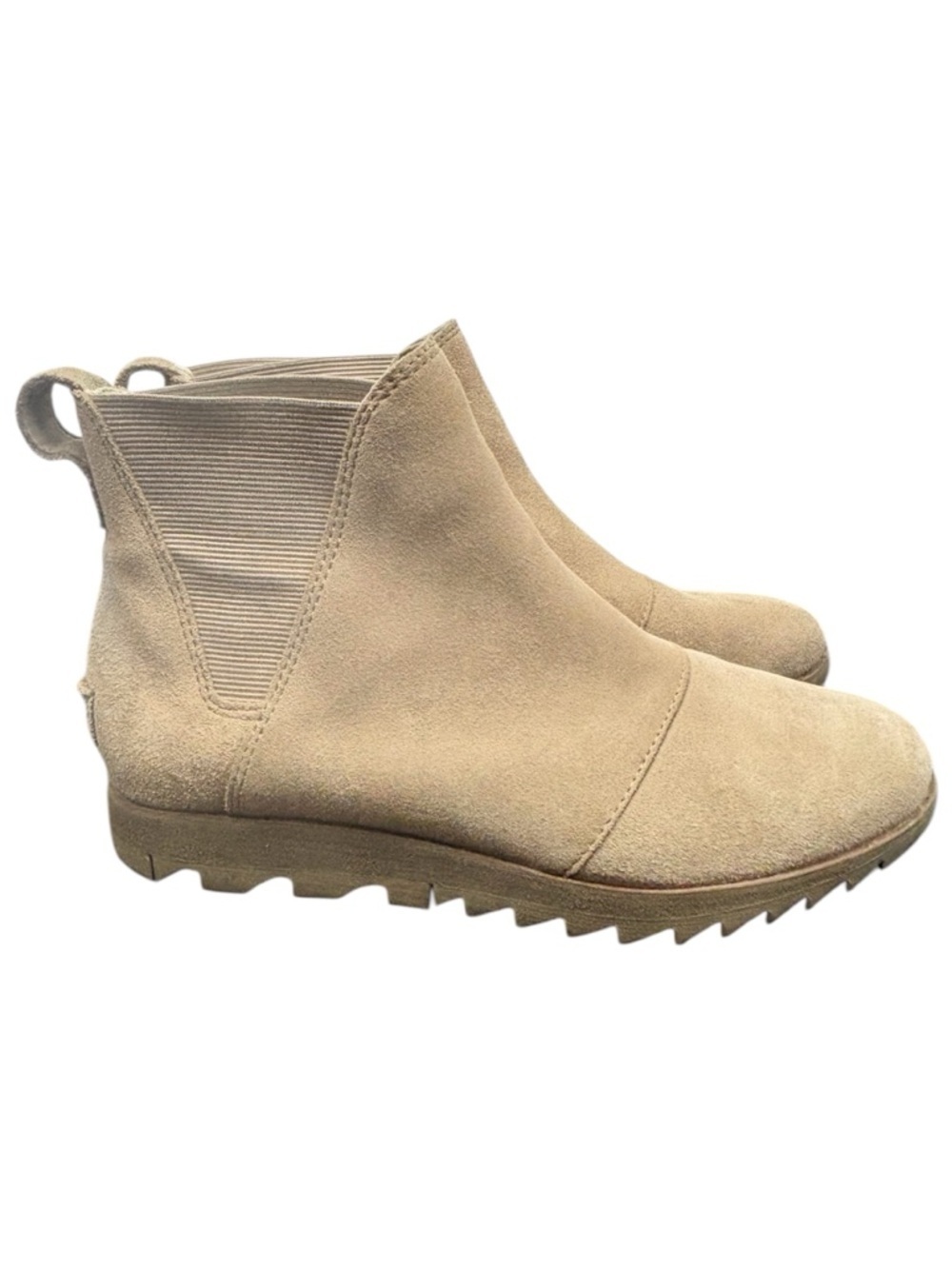 Sorel Taupe Suede Chelsea Booties - Picture 5 of 11